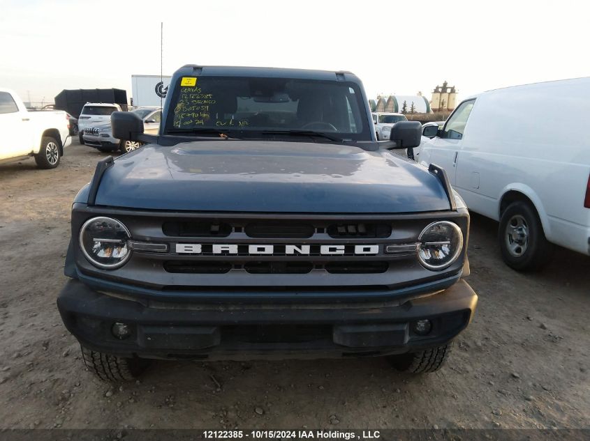 2023 Ford Bronco Big Bend/Black Diamond/Outer Banks VIN: 1FMEE5BP5PLB05054 Lot: 12122385