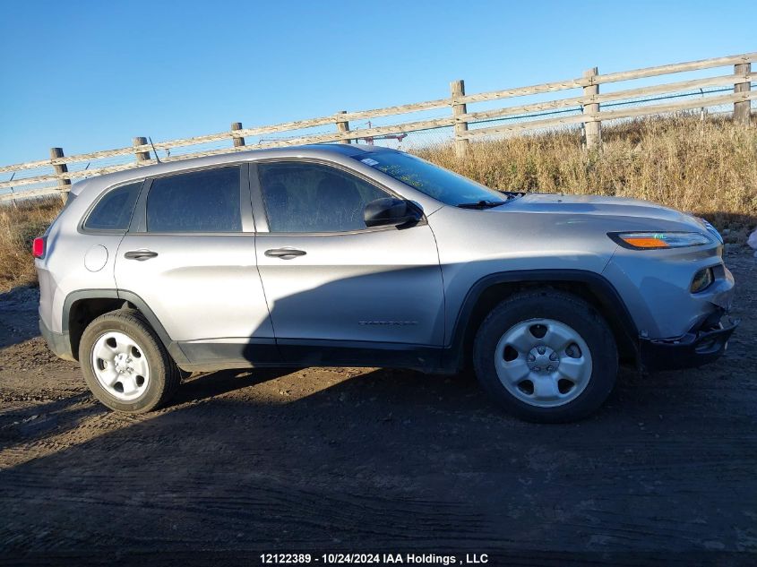 2016 Jeep Cherokee Sport VIN: 1C4PJMAS3GW306927 Lot: 12122389