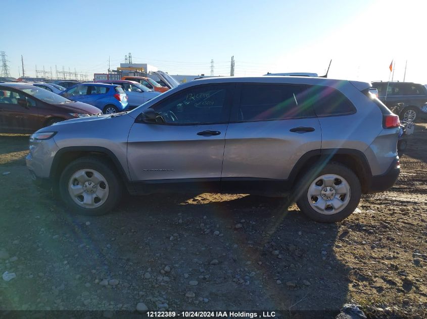 2016 Jeep Cherokee Sport VIN: 1C4PJMAS3GW306927 Lot: 12122389