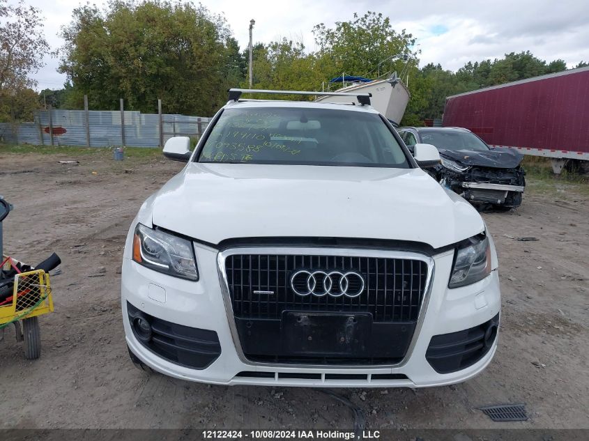 2010 Audi Q5 VIN: WA1LKCFP2AA093588 Lot: 12122424