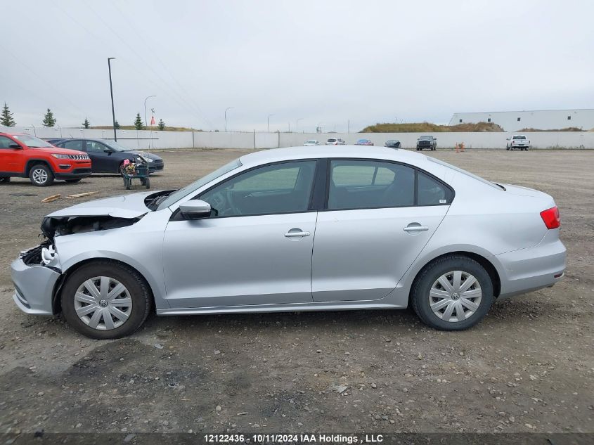 2015 Volkswagen Jetta Sedan VIN: 3VW2K7AJ7FM405570 Lot: 12122436