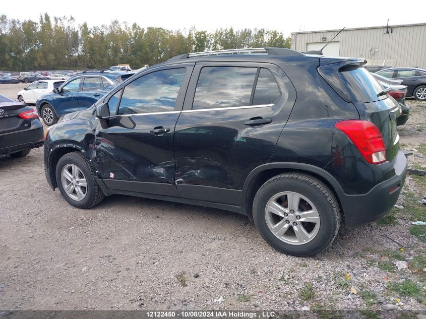 2015 Chevrolet Trax VIN: 3GNCJMSB6FL124647 Lot: 12122450