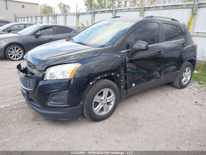 2015 Chevrolet Trax VIN: 3GNCJMSB6FL124647 Lot: 12122450