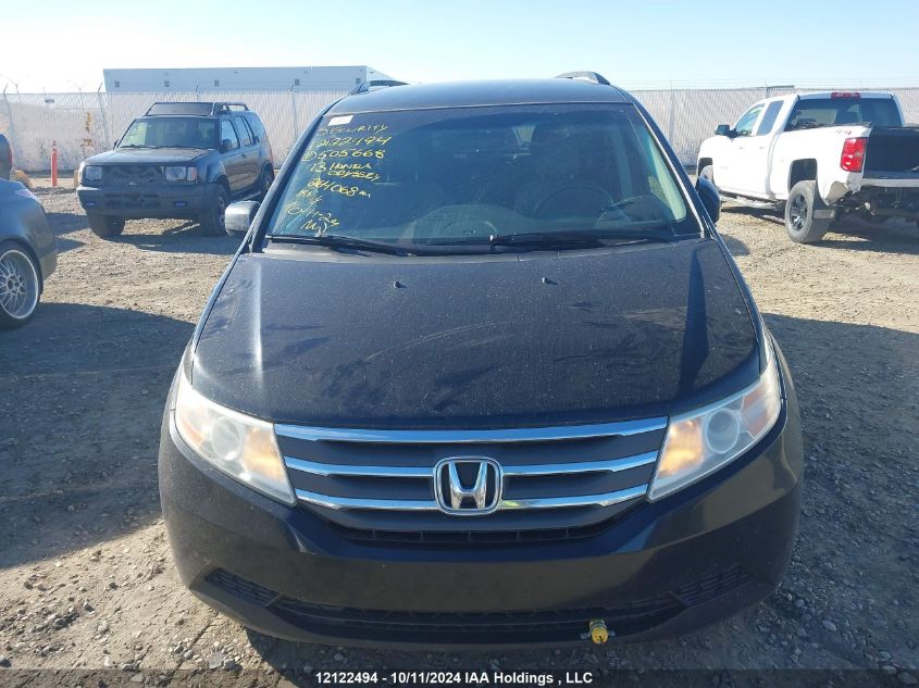 2013 Honda Odyssey VIN: 5FNRL5H43DB505668 Lot: 12122494