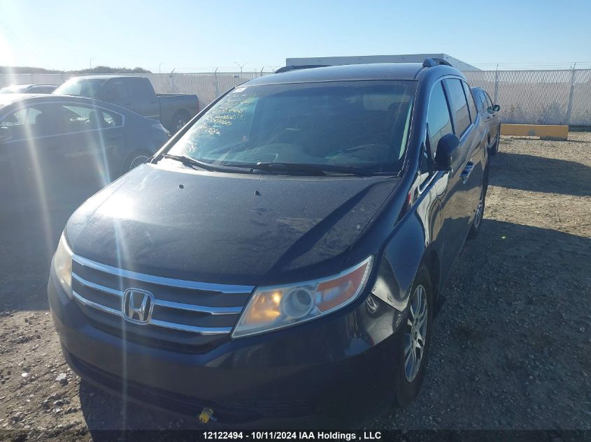 2013 Honda Odyssey VIN: 5FNRL5H43DB505668 Lot: 12122494