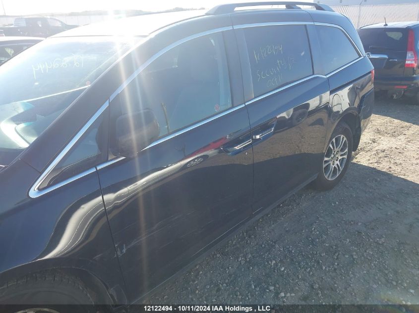 2013 Honda Odyssey VIN: 5FNRL5H43DB505668 Lot: 12122494