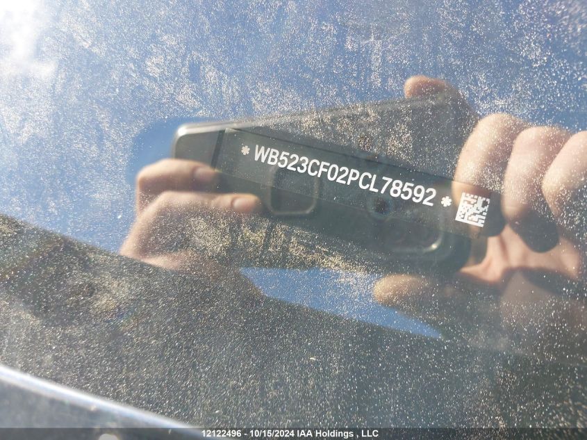 2023 BMW Ix VIN: WB523CF02PCL78592 Lot: 12122496