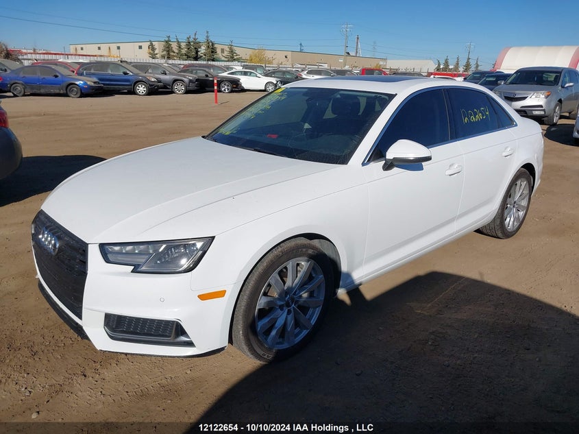 Vin: wauanaf44ka065496, lot: 2475731, audi a4 sedan 20192