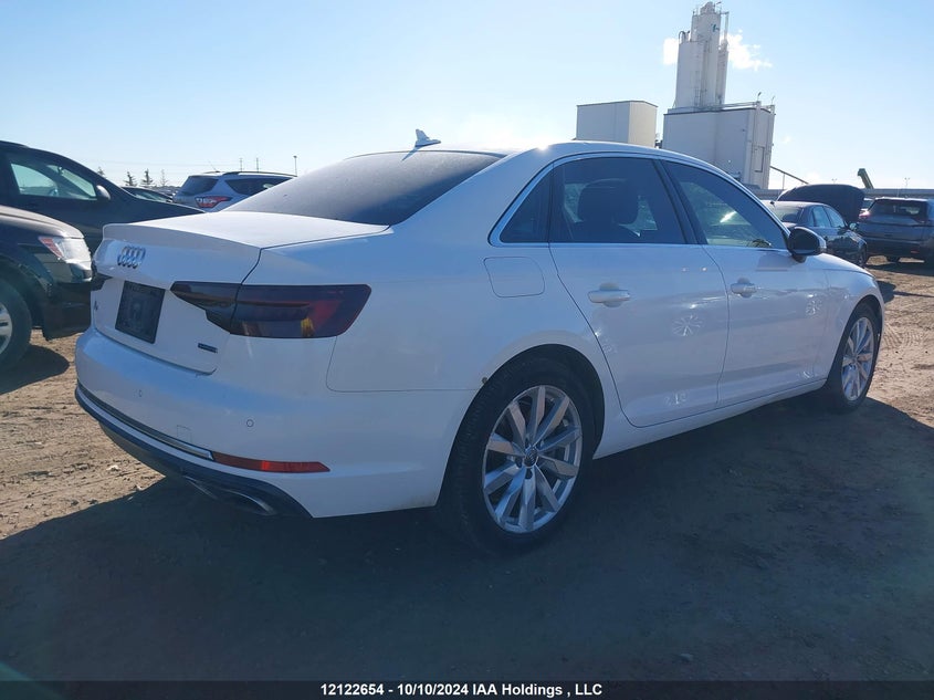 Vin: wauanaf44ka065496, lot: 2475731, audi a4 sedan 20194