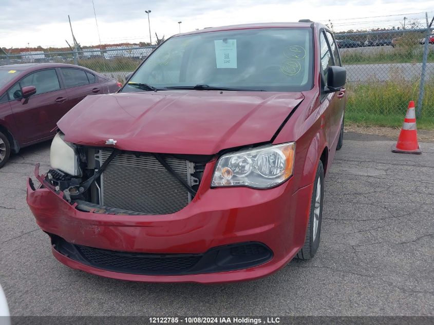 2014 Dodge Grand Caravan Se VIN: 2C4RDGBGXER457412 Lot: 12122785