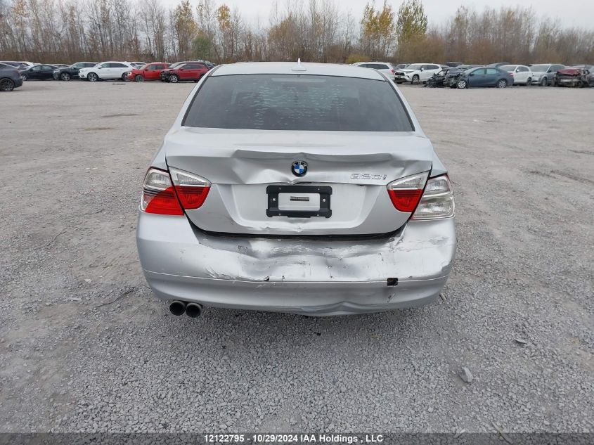 2008 BMW 3 Series VIN: WBAVH13508KR82945 Lot: 12122795