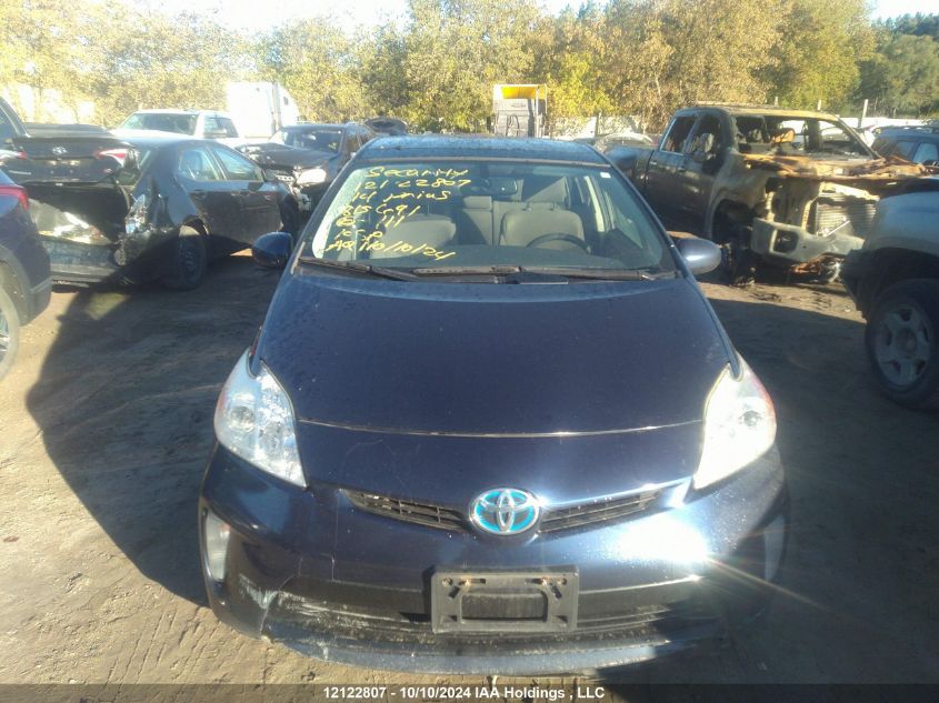 2014 Toyota Prius VIN: JTDKN3DU3E1815691 Lot: 12122807