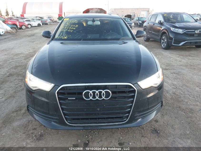 2013 Audi A6 VIN: WAUHGCFC8DN062348 Lot: 12122808