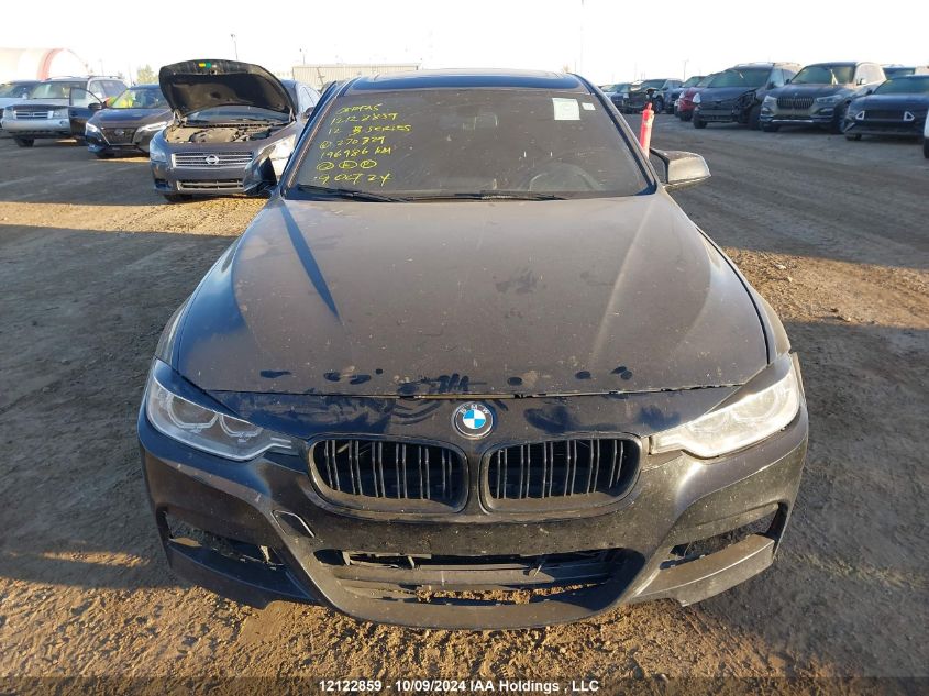 2012 BMW 3 Series VIN: WBA3A9C57CF270329 Lot: 12122859