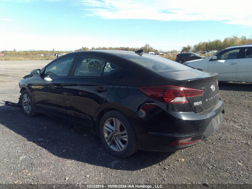 2019 Hyundai Elantra Preferred VIN: KMHD84LF7KU796125 Lot: 12122916