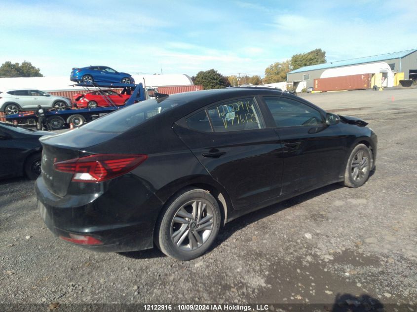 2019 Hyundai Elantra Preferred VIN: KMHD84LF7KU796125 Lot: 12122916