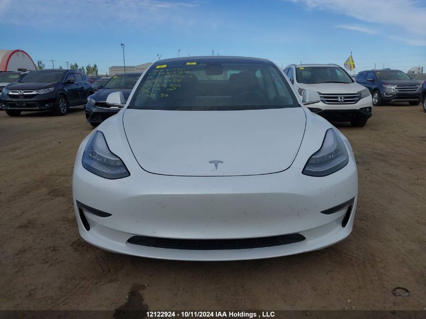 2019 Tesla Model 3 VIN: 5YJ3E1EB6KF433955 Lot: 12122924