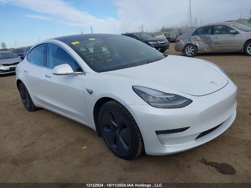 5YJ3E1EB6KF433955 2019 TESLA MODEL 3 - Image 1