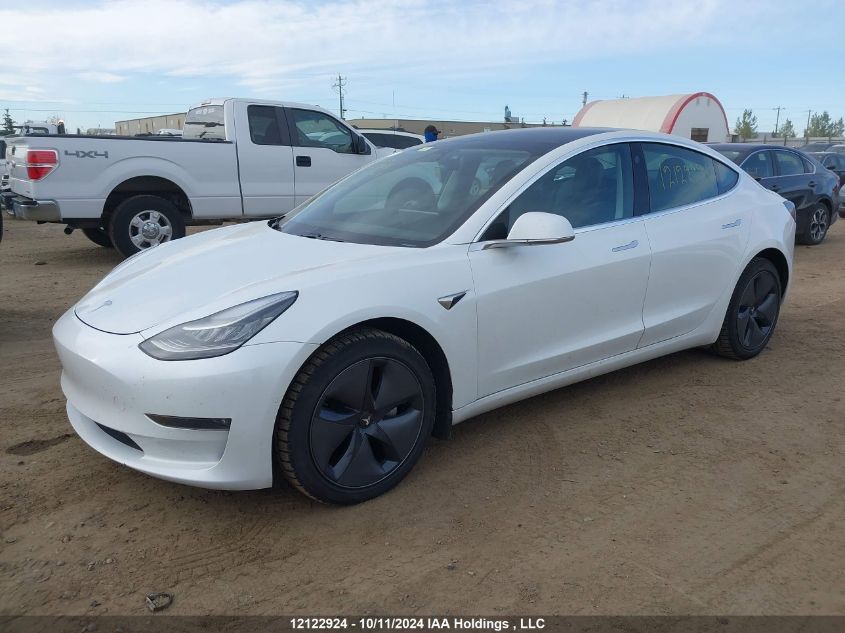 5YJ3E1EB6KF433955 2019 TESLA MODEL 3 - Image 2