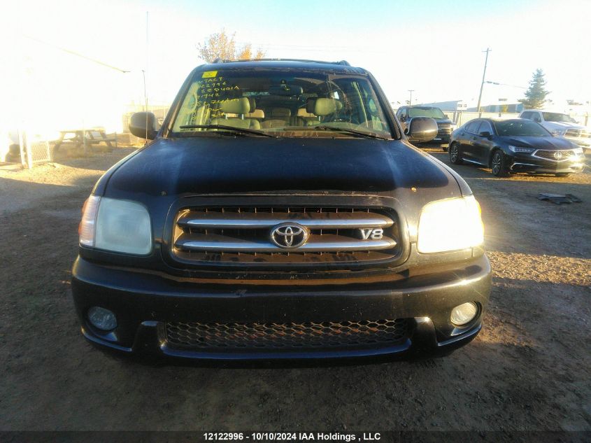 2003 Toyota Sequoia Limited VIN: 5TDBT48A93S191942 Lot: 12122996