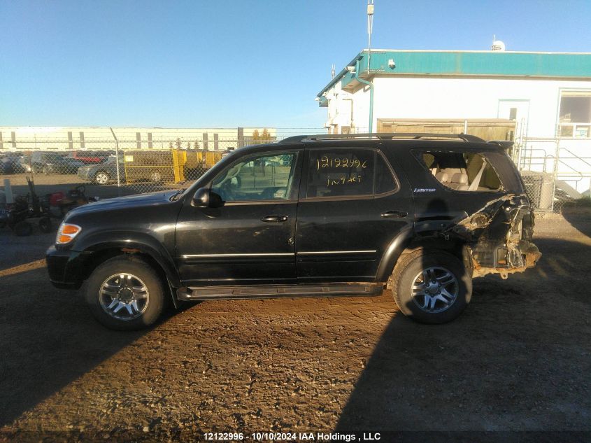 2003 Toyota Sequoia Limited VIN: 5TDBT48A93S191942 Lot: 12122996