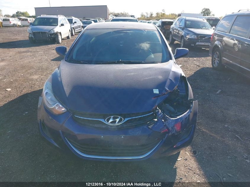 2013 Hyundai Elantra Gls/Limited VIN: 5NPDH4AE4DH293275 Lot: 12123016