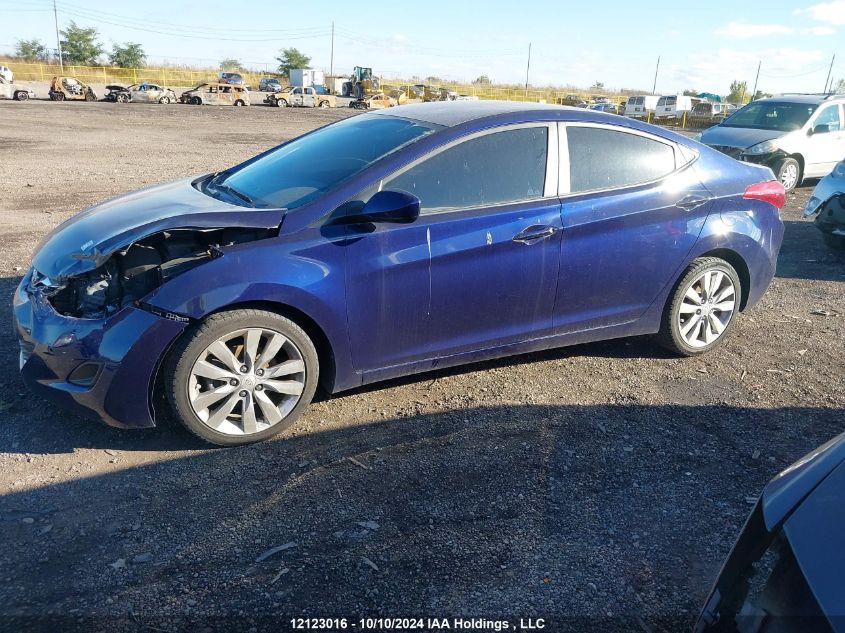 2013 Hyundai Elantra Gls/Limited VIN: 5NPDH4AE4DH293275 Lot: 12123016