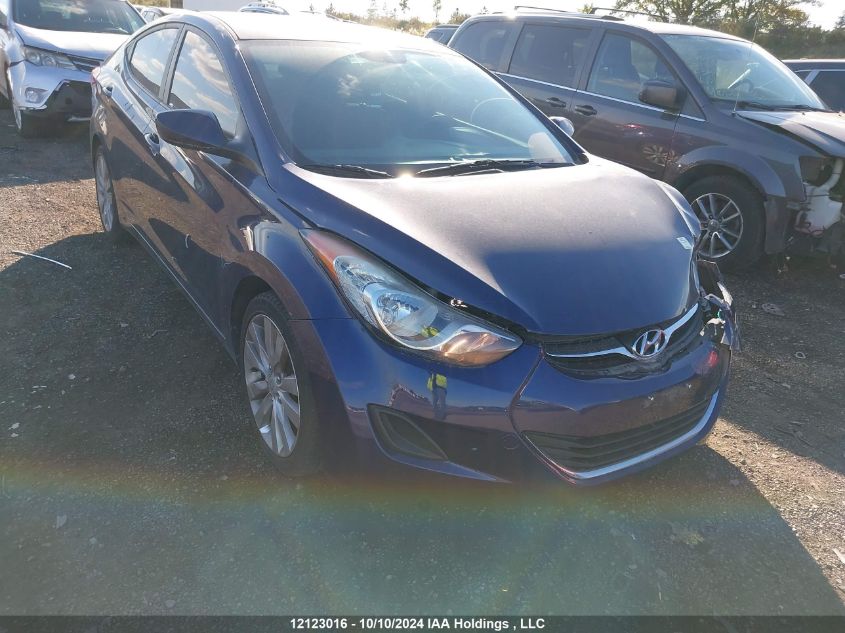 2013 Hyundai Elantra Gls/Limited VIN: 5NPDH4AE4DH293275 Lot: 12123016