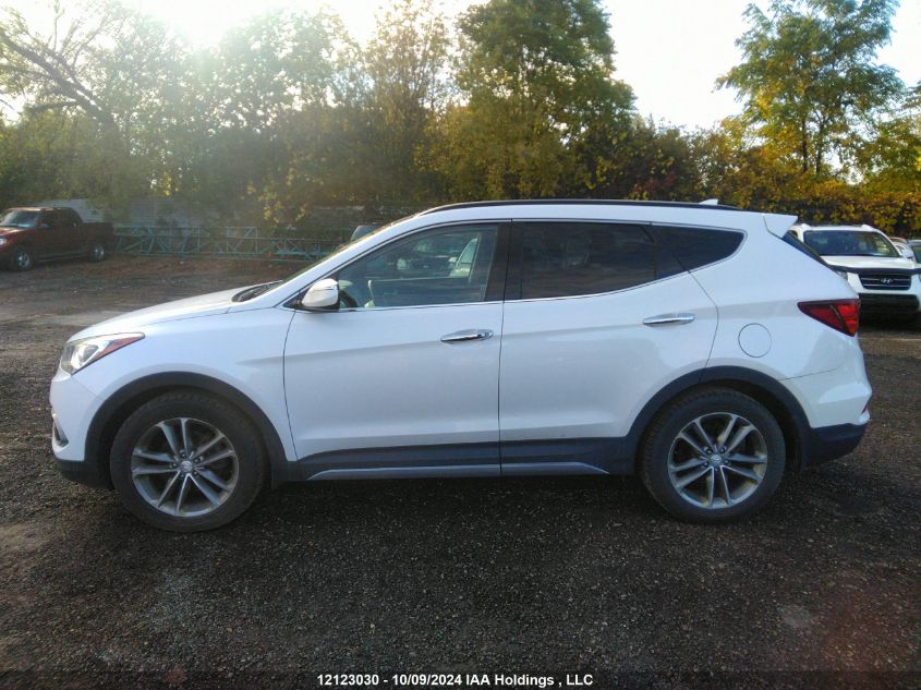 2017 Hyundai Santa Fe Sport VIN: 5XYZUDLA4HG449226 Lot: 12123030