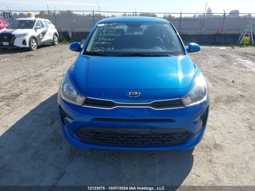 2021 Kia Rio 5-Door VIN: 3KPA25AD5ME372847 Lot: 12123075