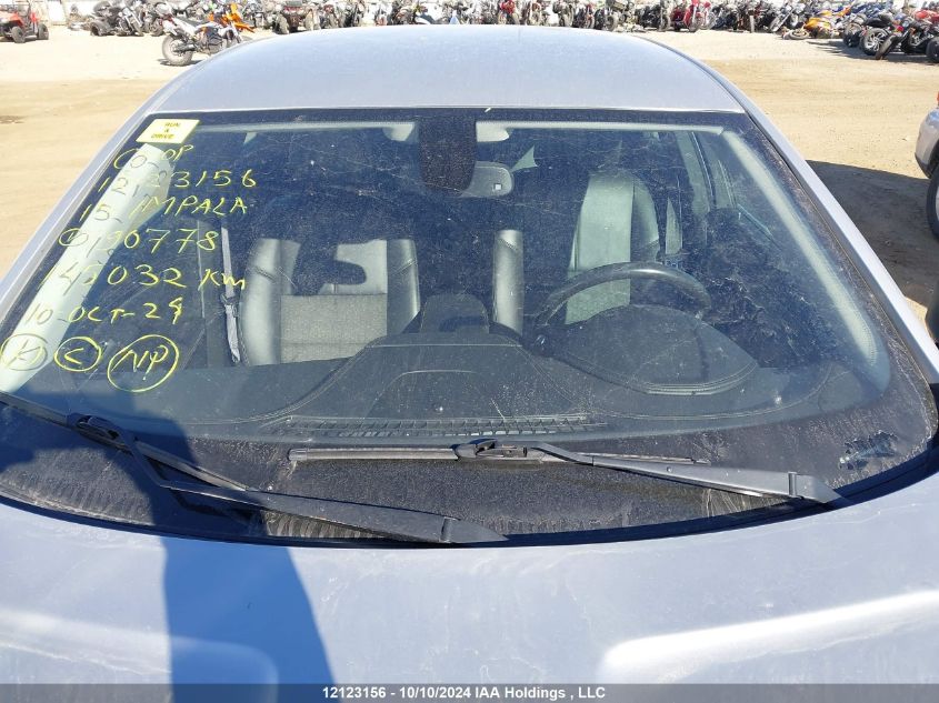 2015 Chevrolet Impala VIN: 2G1125S30F9190778 Lot: 12123156