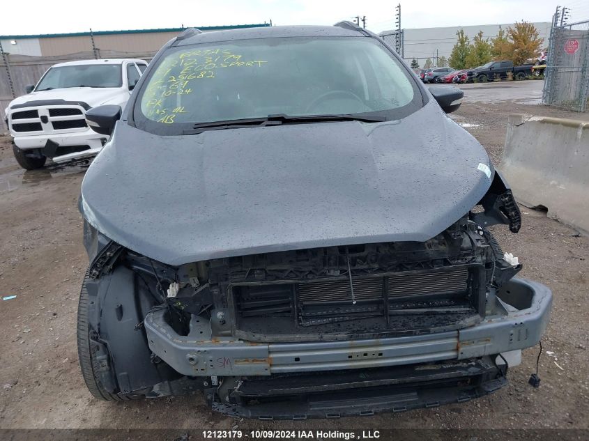 2019 Ford Ecosport Se VIN: MAJ3S2GE6KC251682 Lot: 12123179