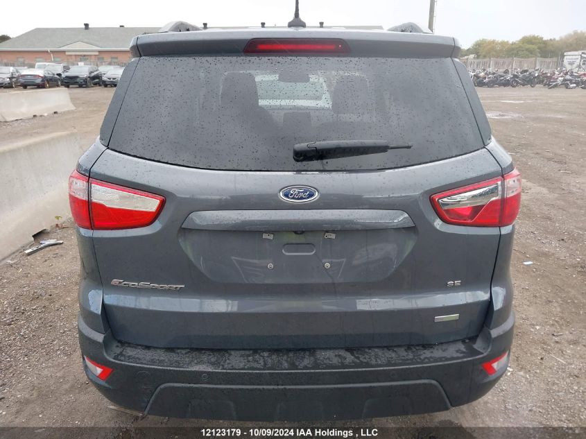 2019 Ford Ecosport Se VIN: MAJ3S2GE6KC251682 Lot: 12123179