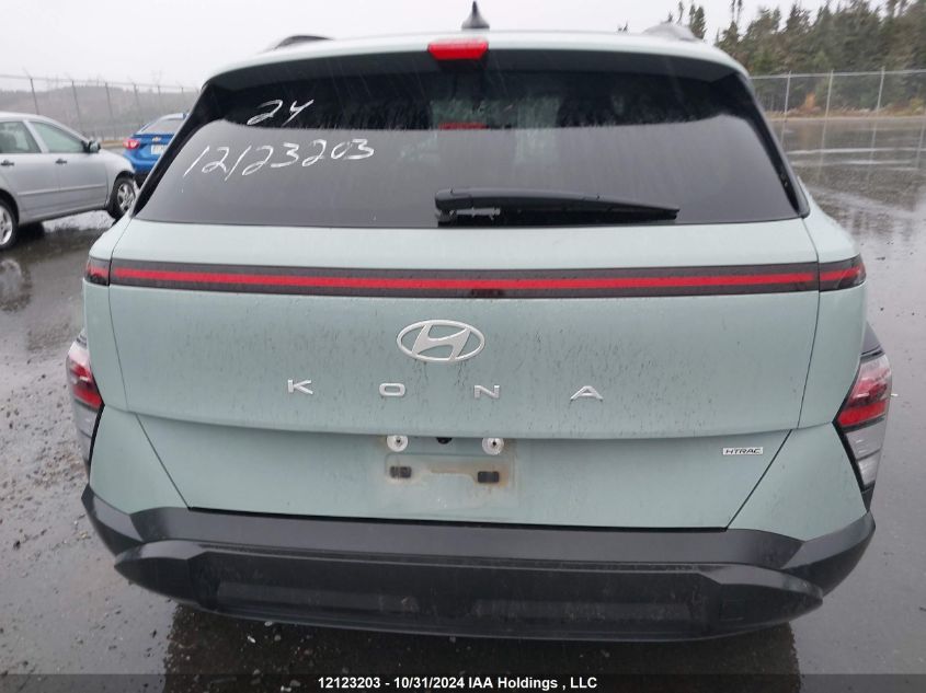 2024 Hyundai Kona 2.0L Preferred VIN: KM8HBCAB6RU111572 Lot: 12123203