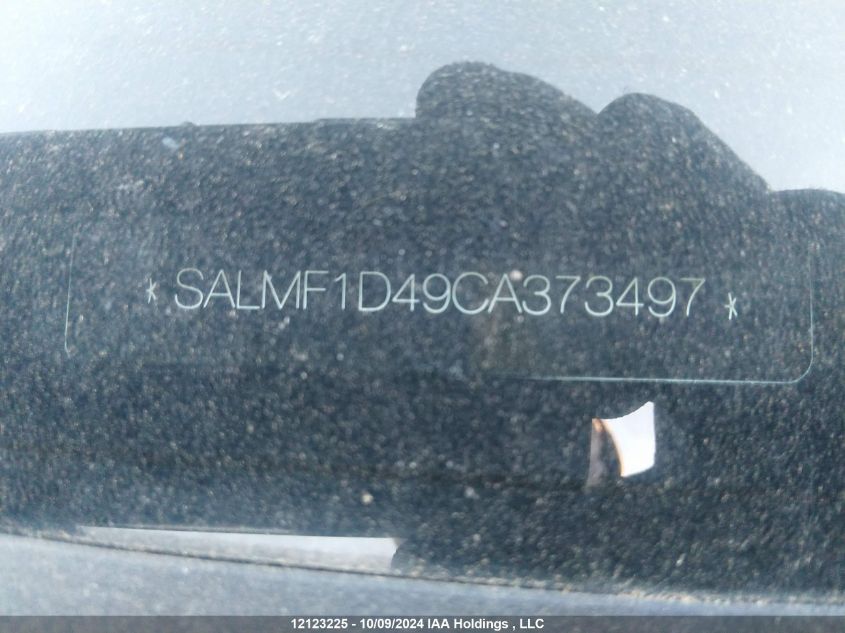 2012 Land Rover Range Rover VIN: SALMF1D49CA373497 Lot: 12123225