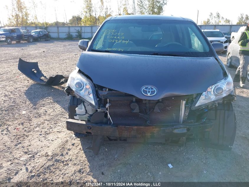 2014 Toyota Sienna Le 7 Passenger VIN: 5TDJK3DC0ES089934 Lot: 12123247