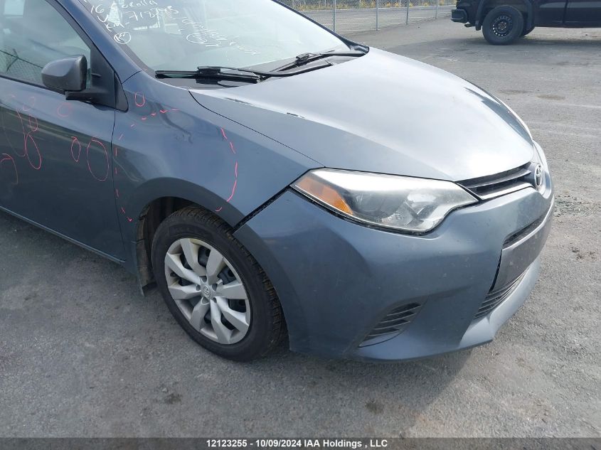 2016 Toyota Corolla L/Le/Le Pls/Prm/S/S Pls VIN: 2T1BURHE0GC718245 Lot: 12123255