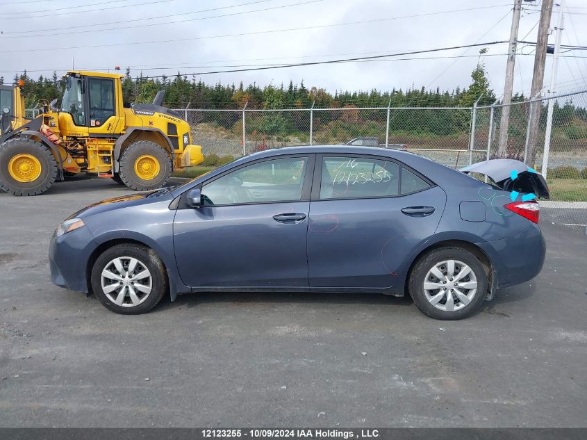 2016 Toyota Corolla L/Le/Le Pls/Prm/S/S Pls VIN: 2T1BURHE0GC718245 Lot: 12123255