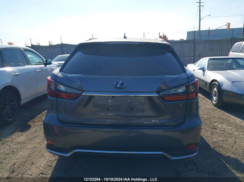 2022 Lexus Rx 450H VIN: 2T2HGMDA9NC074051 Lot: 12123284