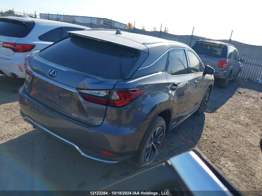 2022 Lexus Rx 450H VIN: 2T2HGMDA9NC074051 Lot: 12123284