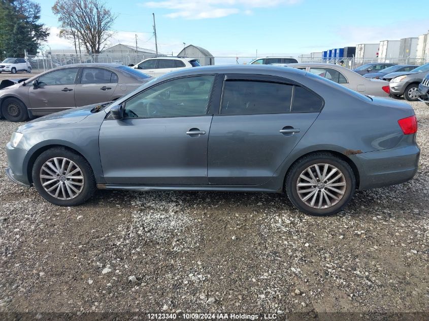 2013 Volkswagen Jetta Sedan VIN: 3VW2K7AJXDM405009 Lot: 12123340