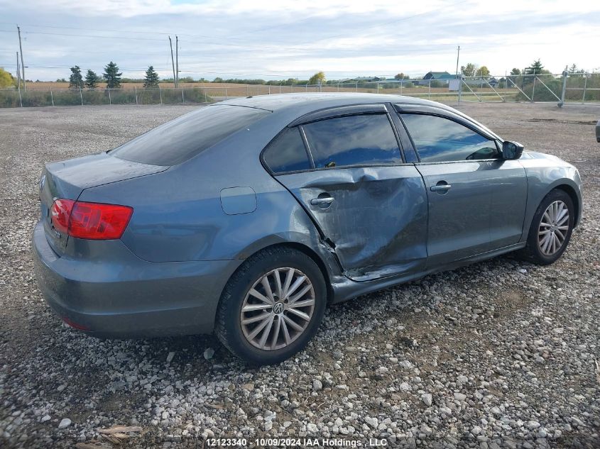 2013 Volkswagen Jetta Sedan VIN: 3VW2K7AJXDM405009 Lot: 12123340