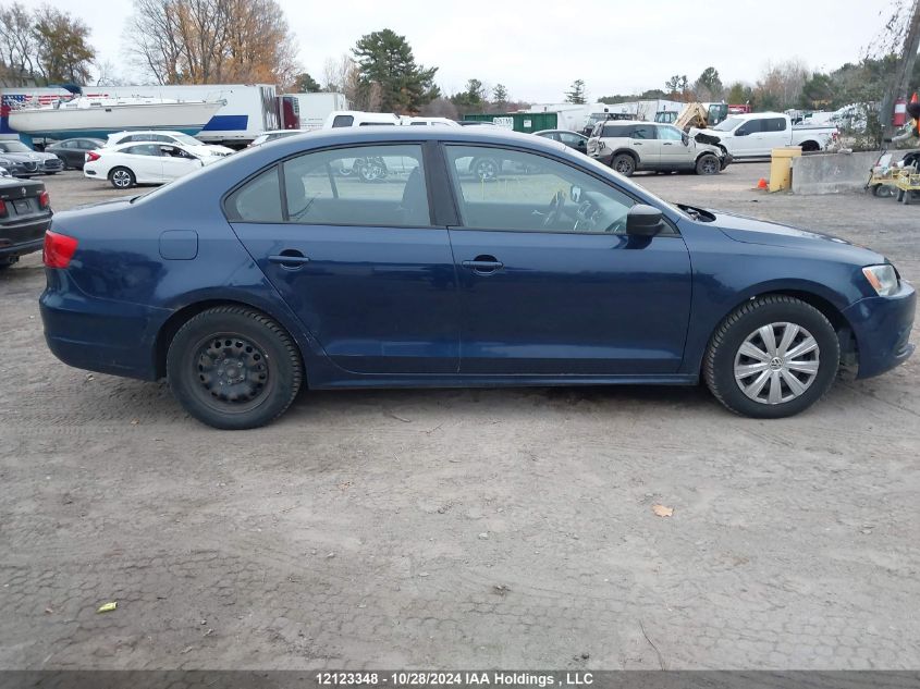 2013 Volkswagen Jetta Sedan VIN: 3VW2K7AJXDM434784 Lot: 12123348