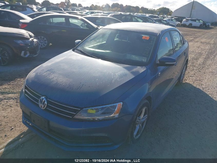 2015 Volkswagen Jetta S VIN: 3VW2K7AJ0FM307111 Lot: 12123392