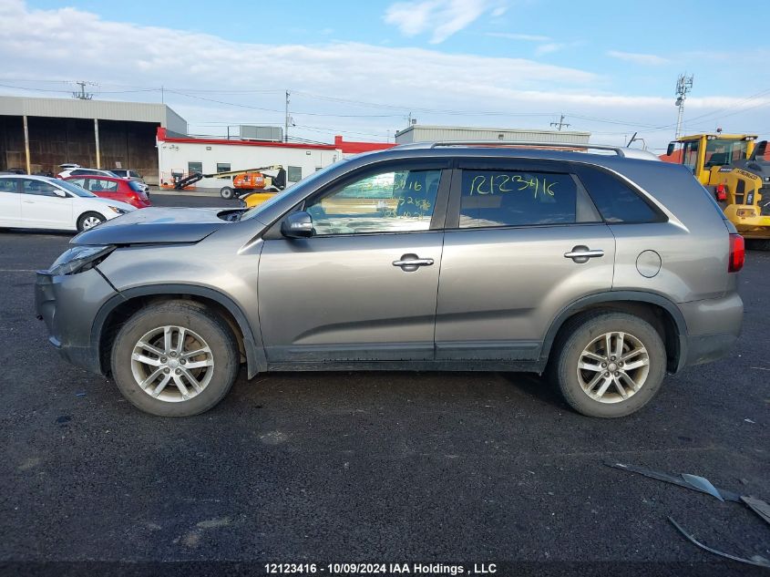 2015 Kia Sorento VIN: 5XYKT3A66FG552836 Lot: 12123416