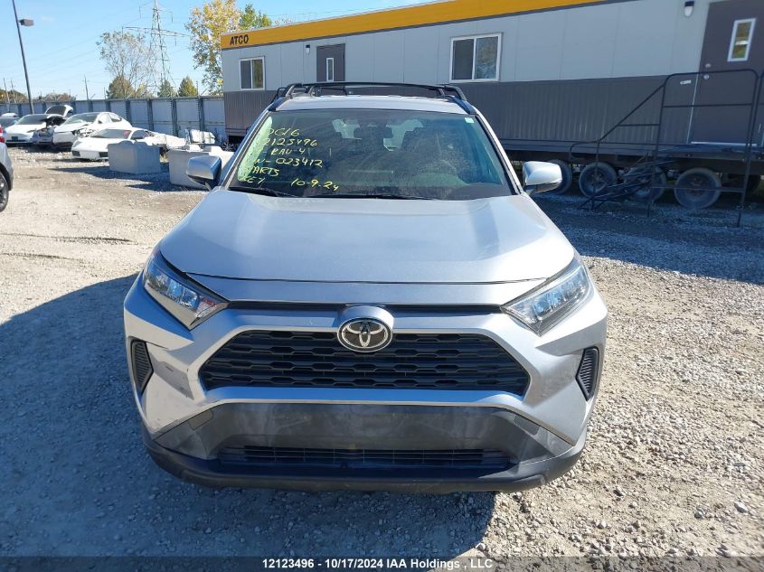 2019 Toyota Rav4 Le VIN: JTMG1RFV6KD023412 Lot: 12123496