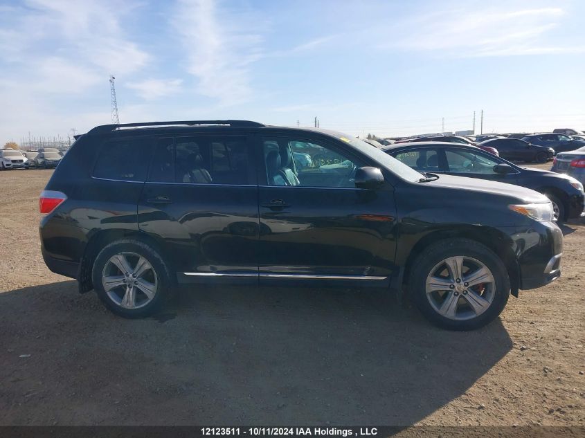 2013 Toyota Highlander V6 VIN: 5TDBK3EH8DS270793 Lot: 12123511