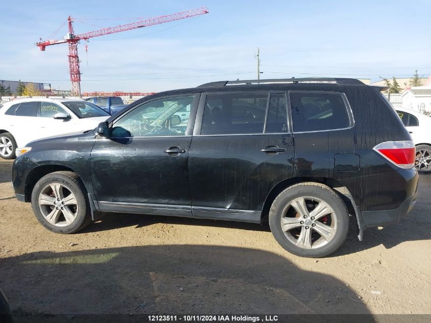 2013 Toyota Highlander V6 VIN: 5TDBK3EH8DS270793 Lot: 12123511
