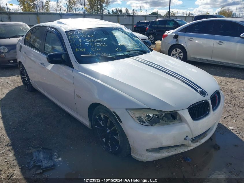 2010 BMW 3 Series VIN: WBAPG7C52AA794566 Lot: 12123532