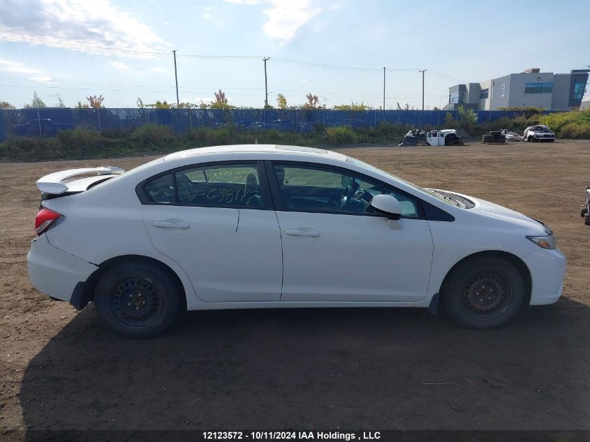 2013 Honda Civic Sdn VIN: 2HGFB2F59DH038977 Lot: 12123572